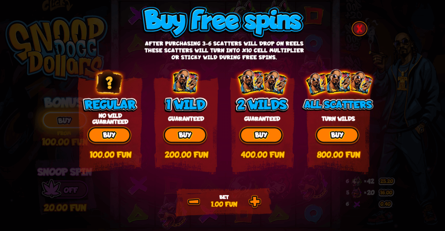 Snoop Dogg Dollars Bonus