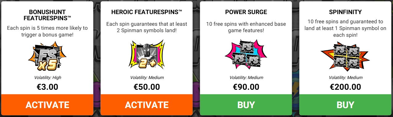 Spinman Bonus