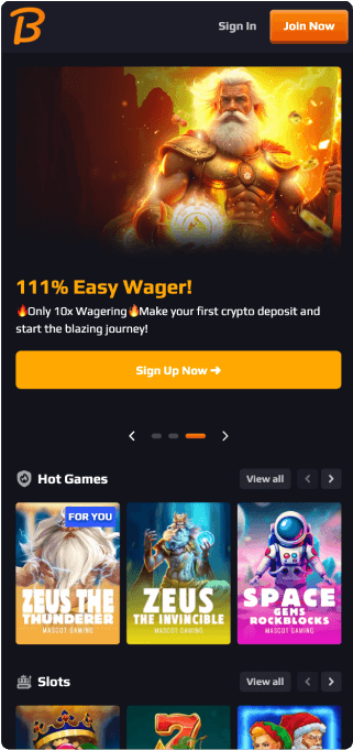 Blaze Spins Casino mobile