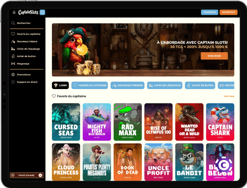 Captain Slots Casino jeux