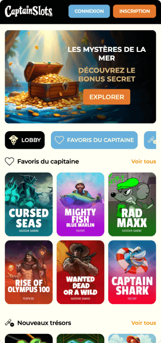 Captain Slots Casino mobile