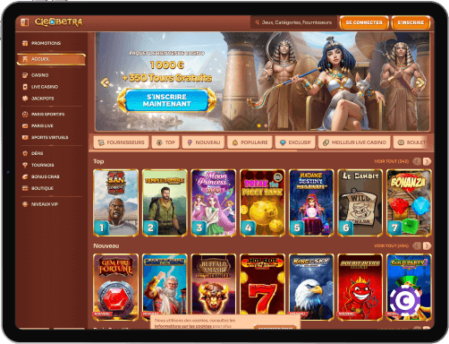 Cleobetra Casino jeux