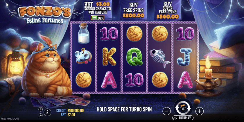 Fonzo’s Feline Fortune’s