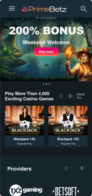 PrimeBetz Casino mobile