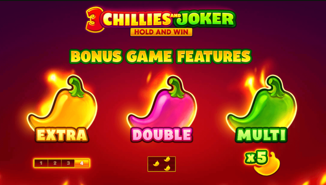 3 Chillies and Joker Hold and Win Avis