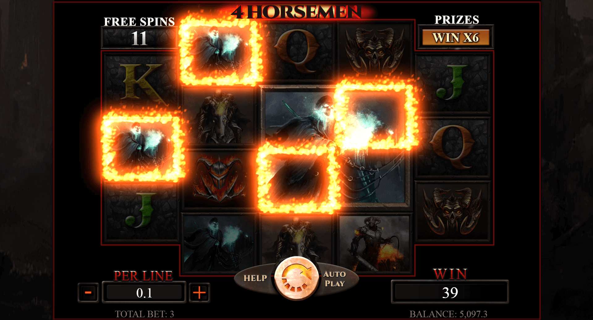 4 Horsemen Prize Box Feature