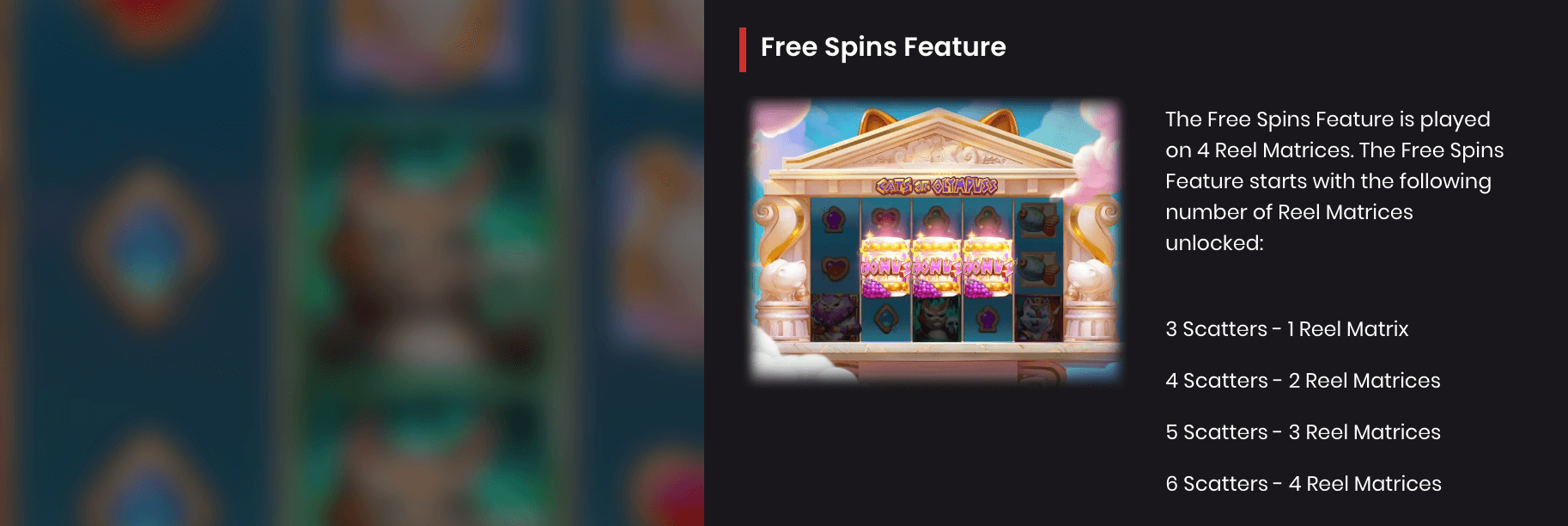 Cats of Olympuss Free Spins