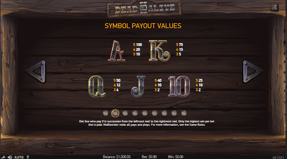 Dead or Alive 2 Symboles