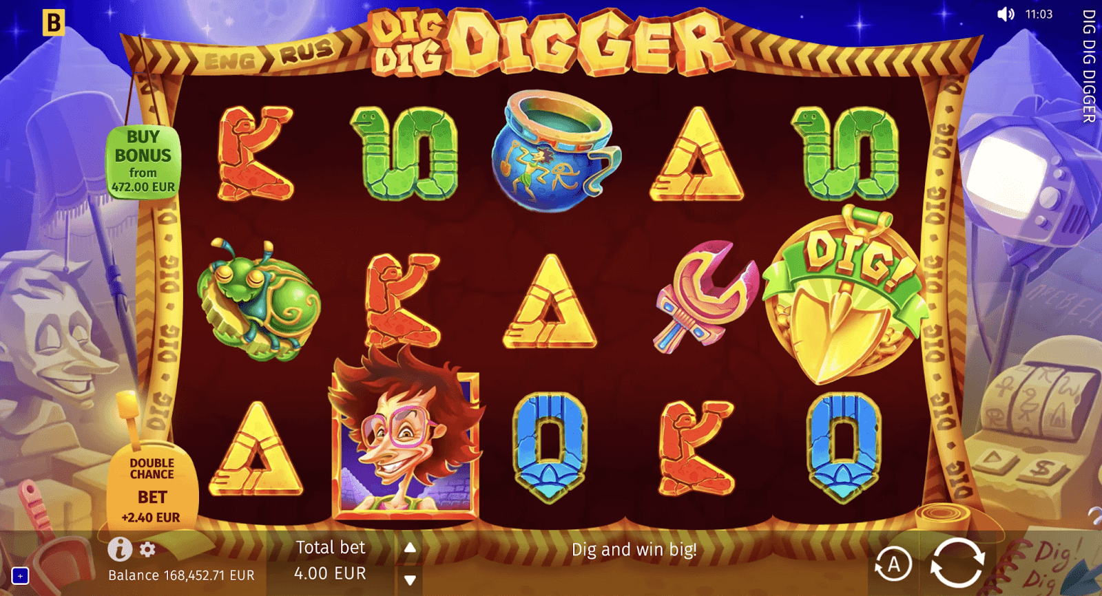 Dig Dig Digger Symboles