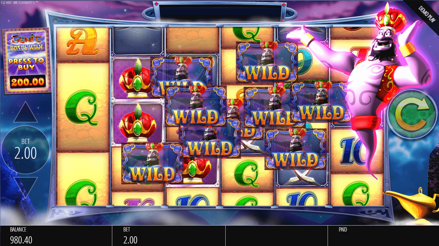 Genie Jackpots Megaways Genie WinSpin