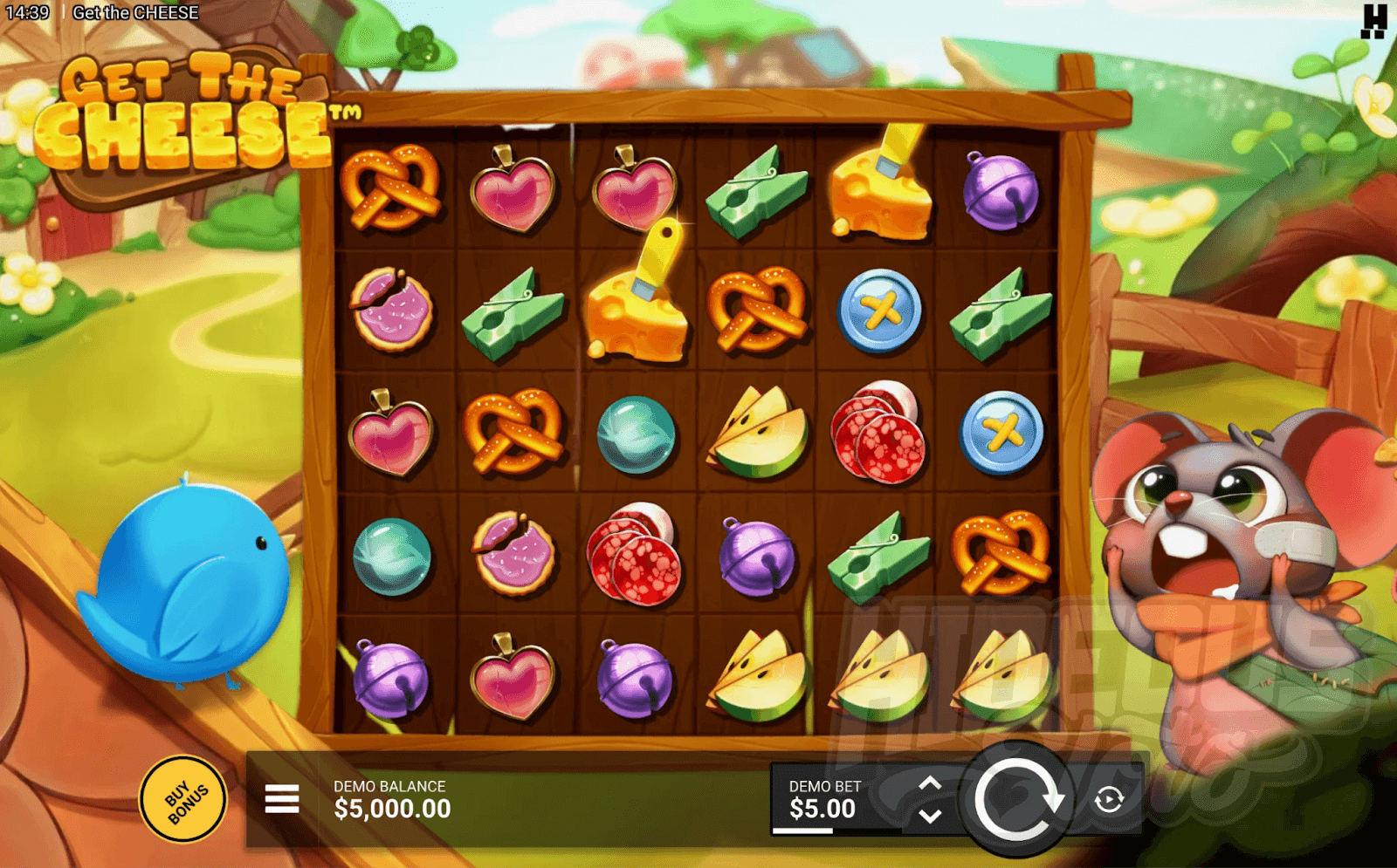 Get the Cheese Symboles