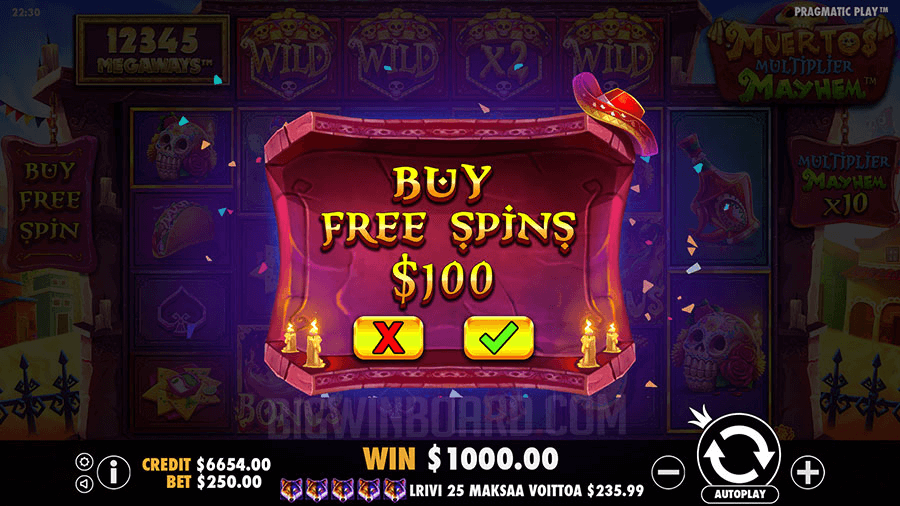 Muertos Multiplier Megaways Symboles