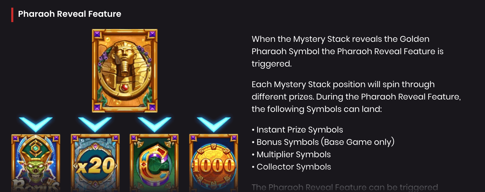 Mystery of the Nile Bonus