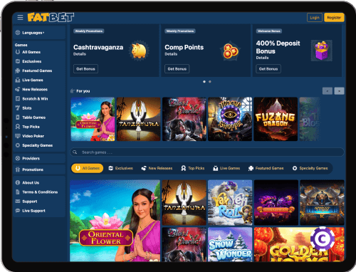 FatBet Casino jeux