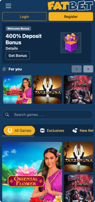 FatBet Casino mobile