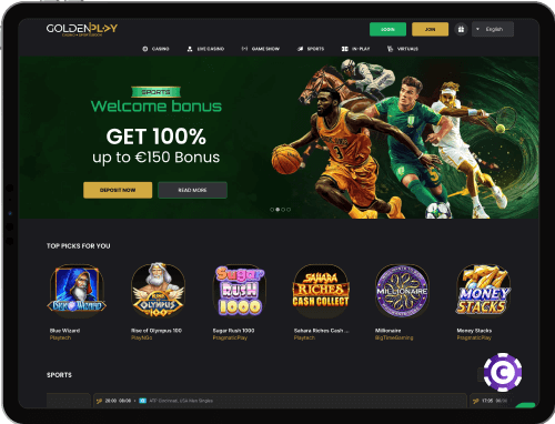 GoldenPlay Casino jeux