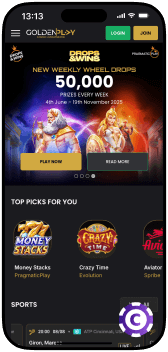 GoldenPlay Casino mobile