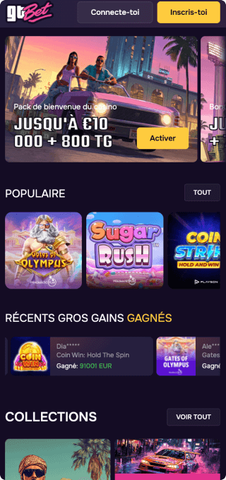 GtBet Casino mobile