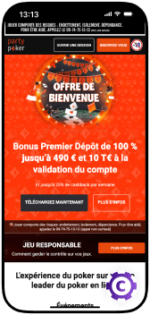 PartyPoker Casino mobile
