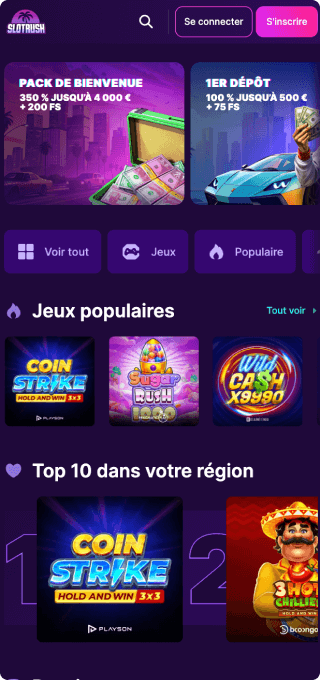 Slotrush Casino mobile