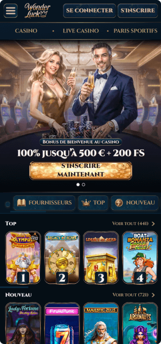 WonderLuck Casino mobile