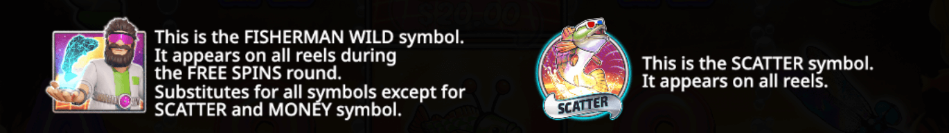 Big Bass Reel Repeat Symboles