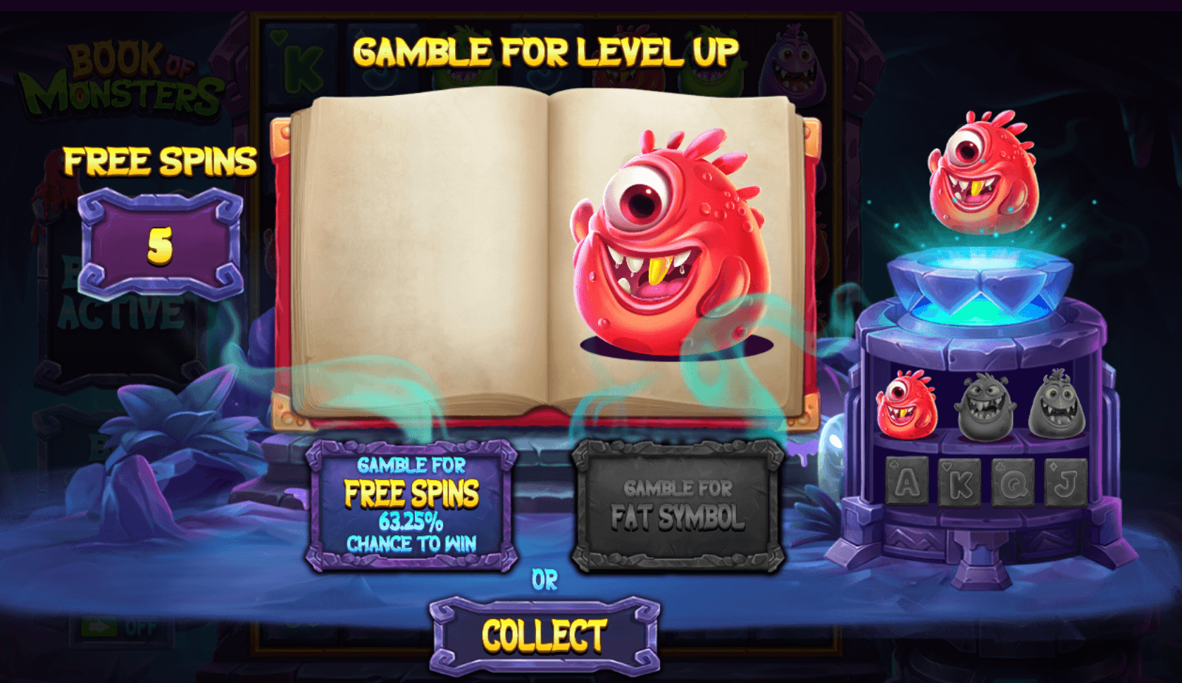 Book of Monsters Free Spins