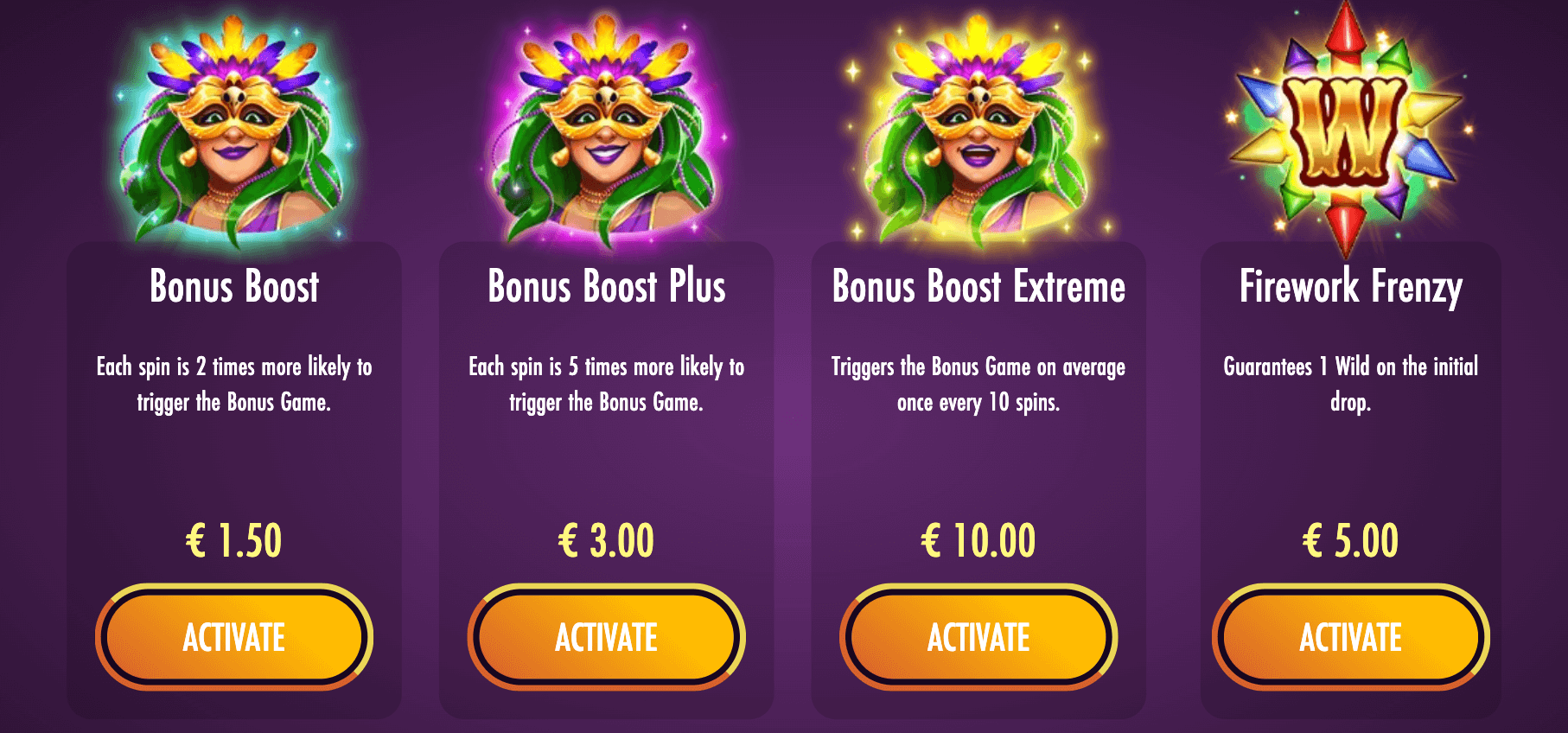 Carnival Queen 2 Bet+