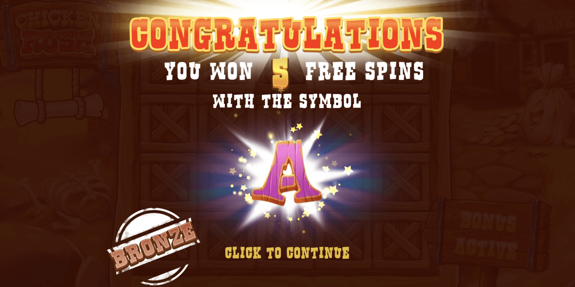 Chicken Rush Free Spins