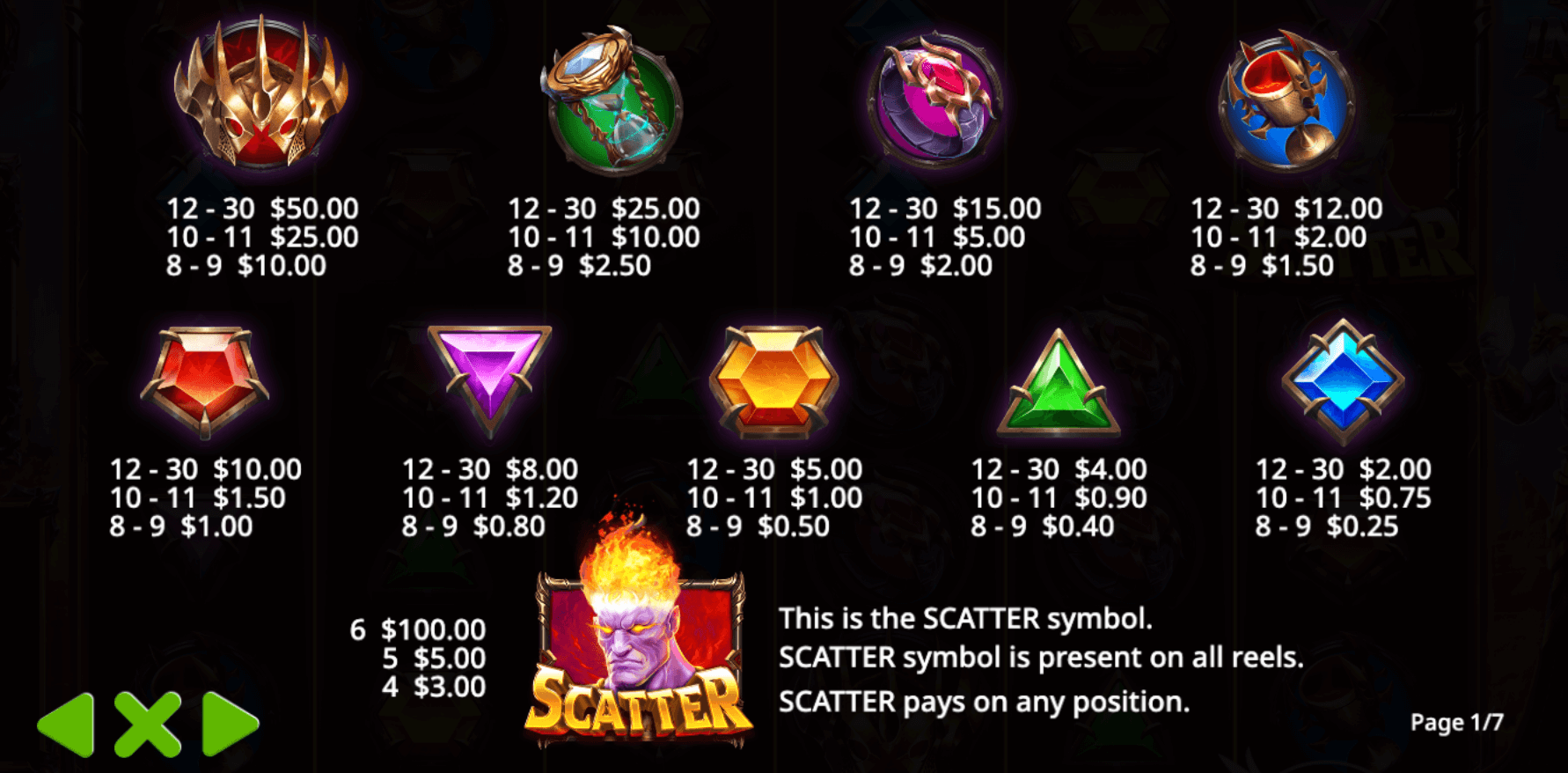 Hades Inferno 1000 Symboles