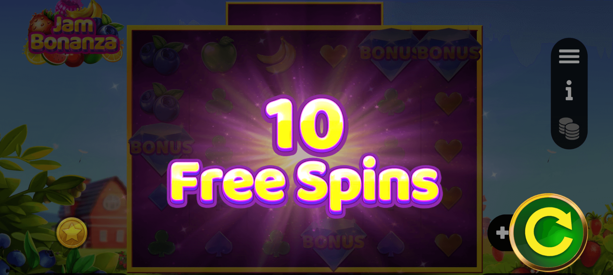 Jam Bonanza Free Spins