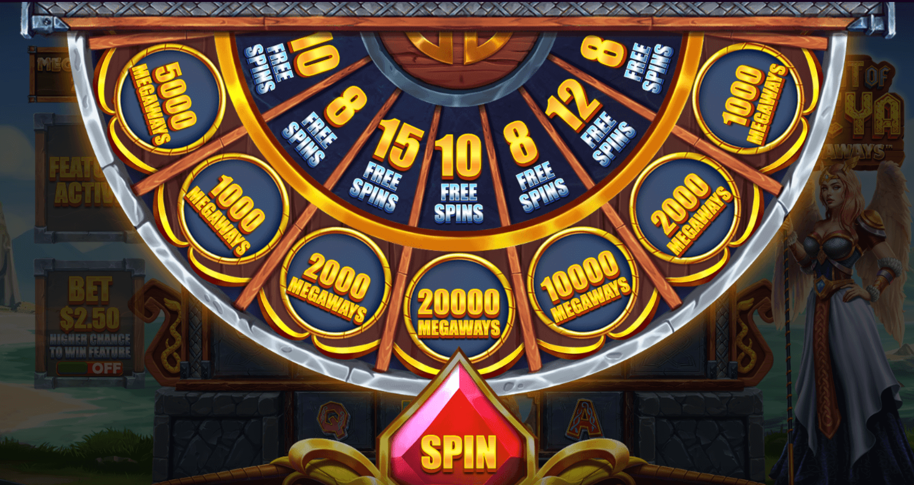 Might of Freya Megaways Free Spins