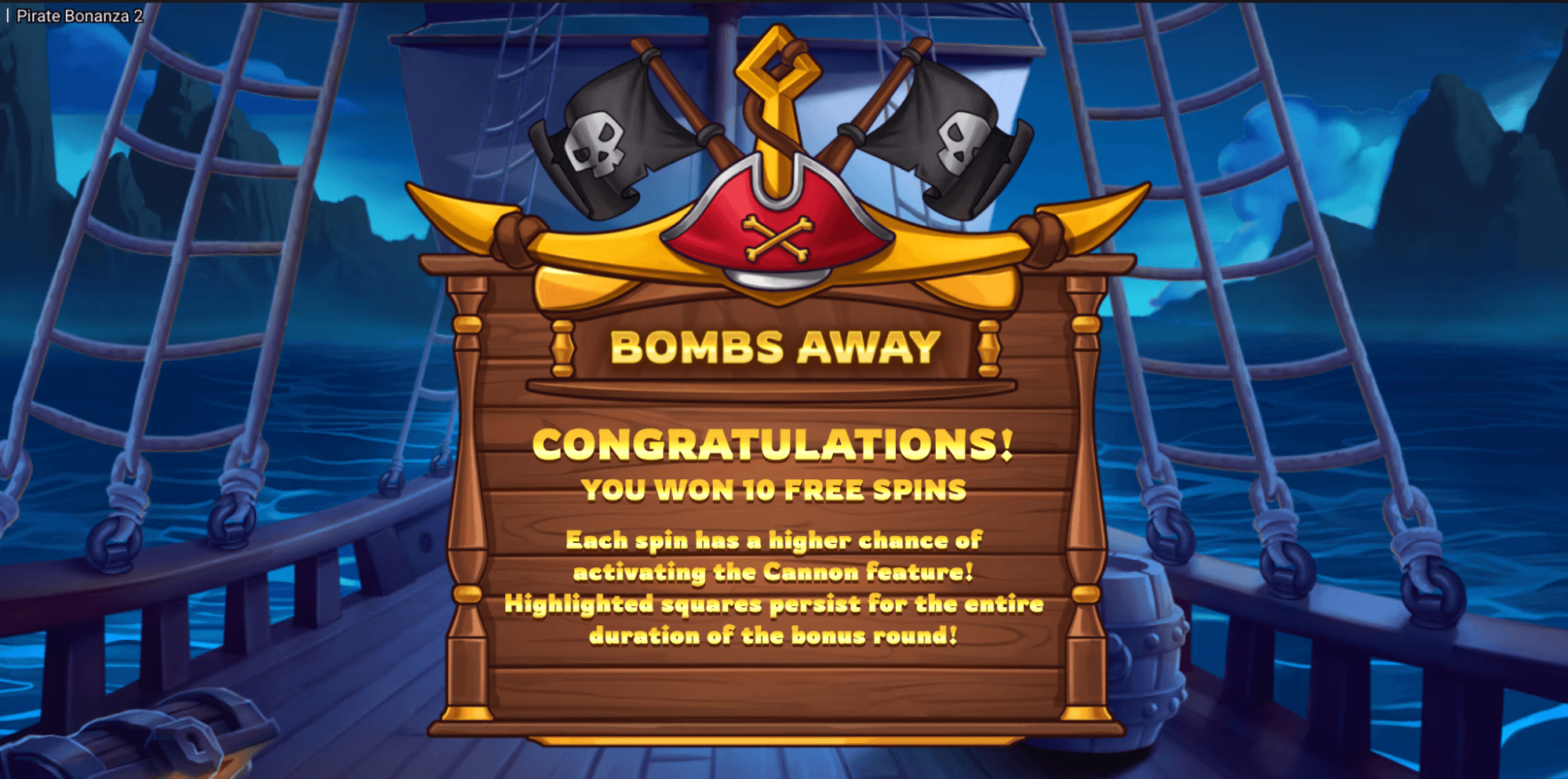 Pirate Bonanza 2 Free Spins