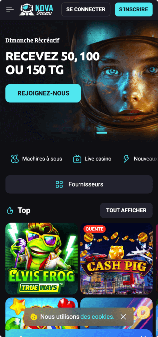 NovaDreams Casino mobile