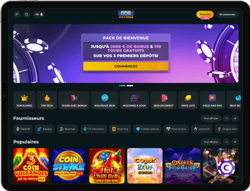 Spins House Casino jeux