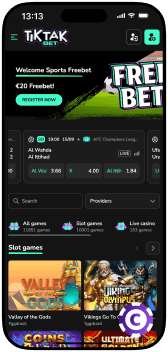 Tiktakbet Casino mobile