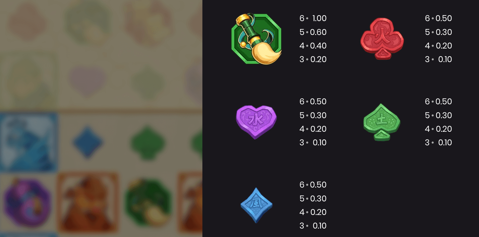 Bamboo Ways Symboles