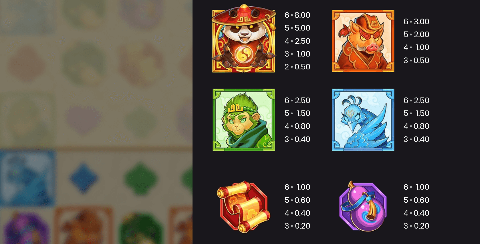 Bamboo Ways Symboles