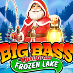 Big Bass Christmas Frozen Lake logo