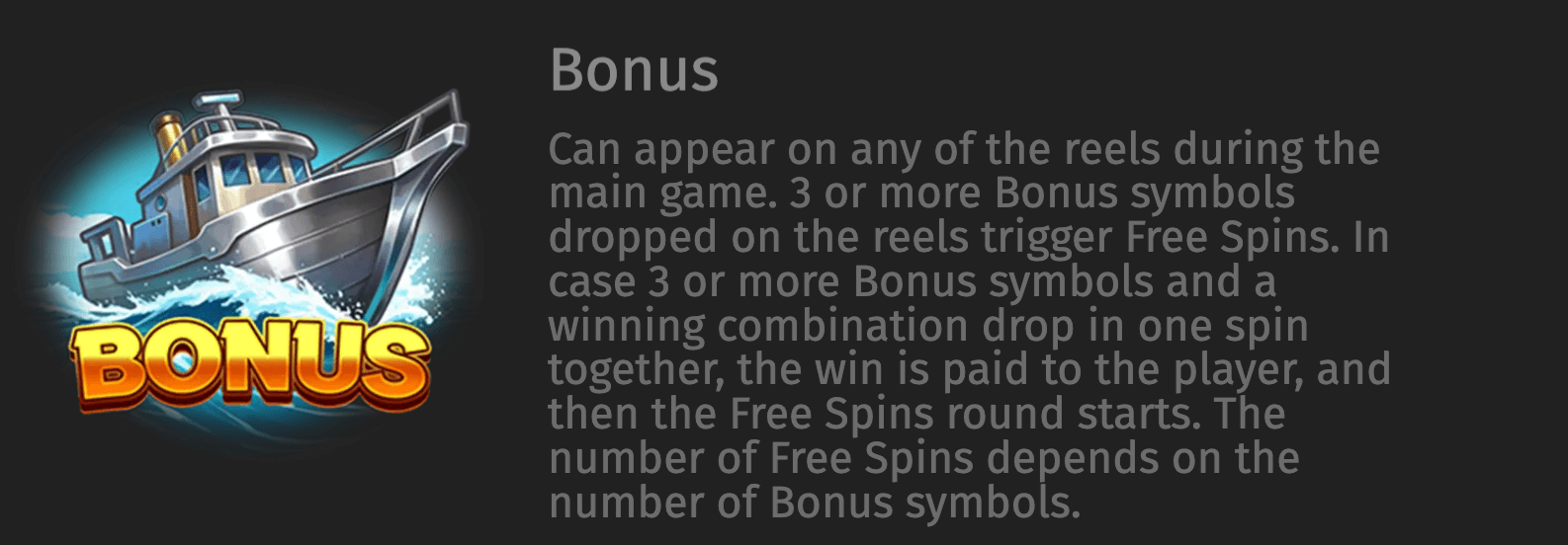 Big Tuna Bonanza Bonus