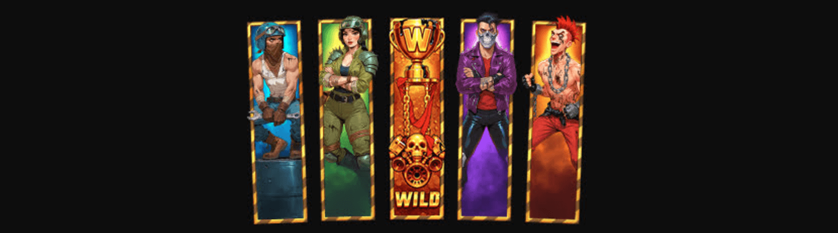 Reel Rampage Stacked Symbols