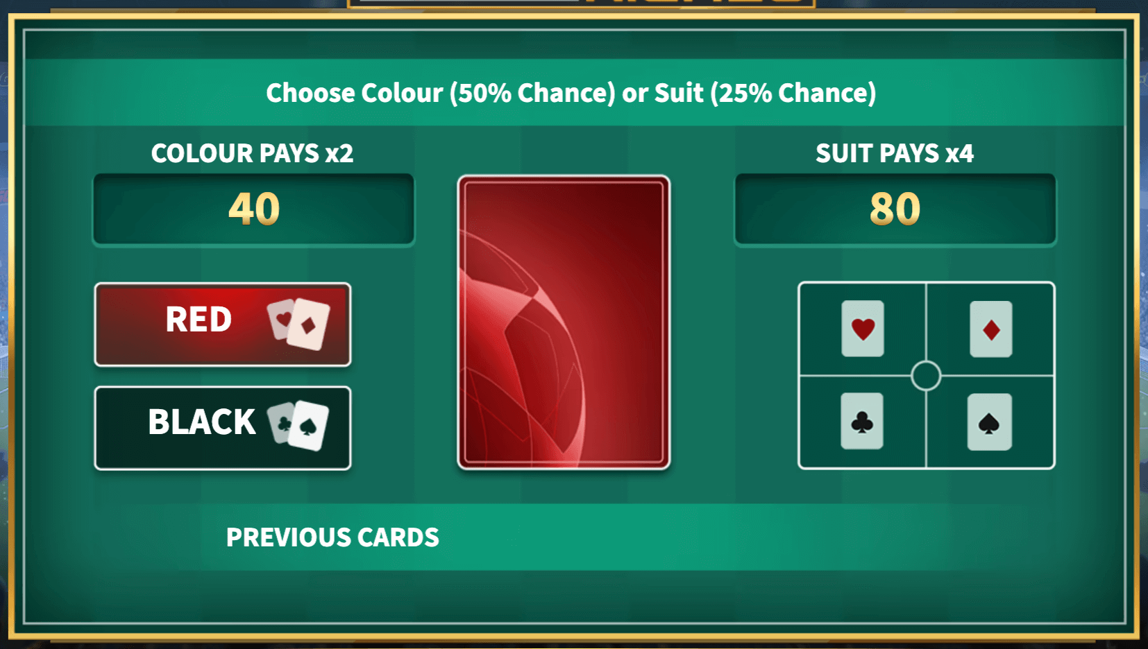 Stadium of Riches Gamble