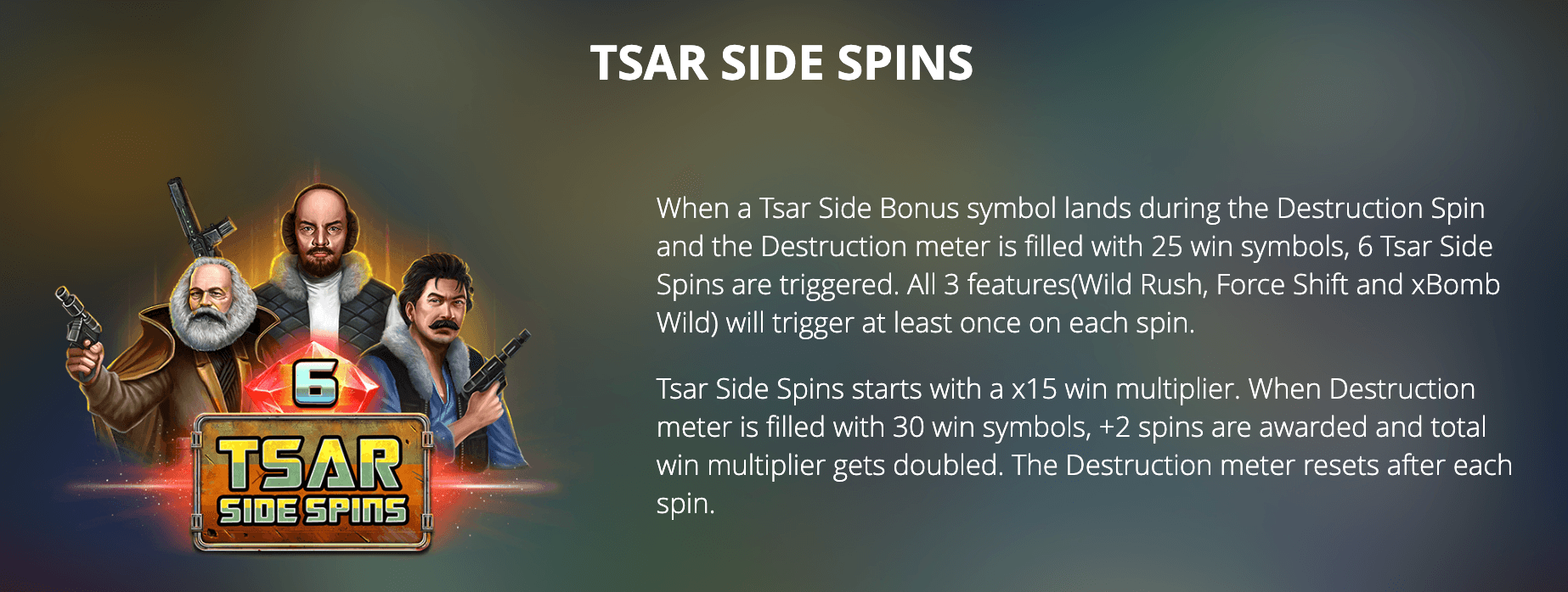 Tsar Wars Side Spins