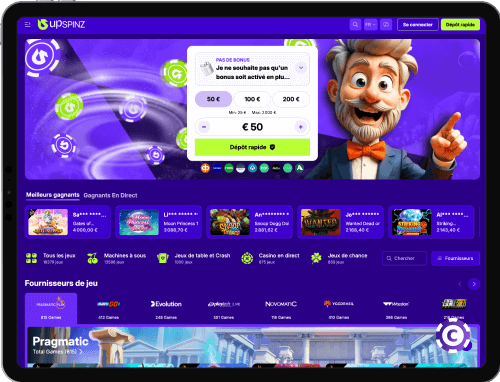 Upspinz Casino jeux