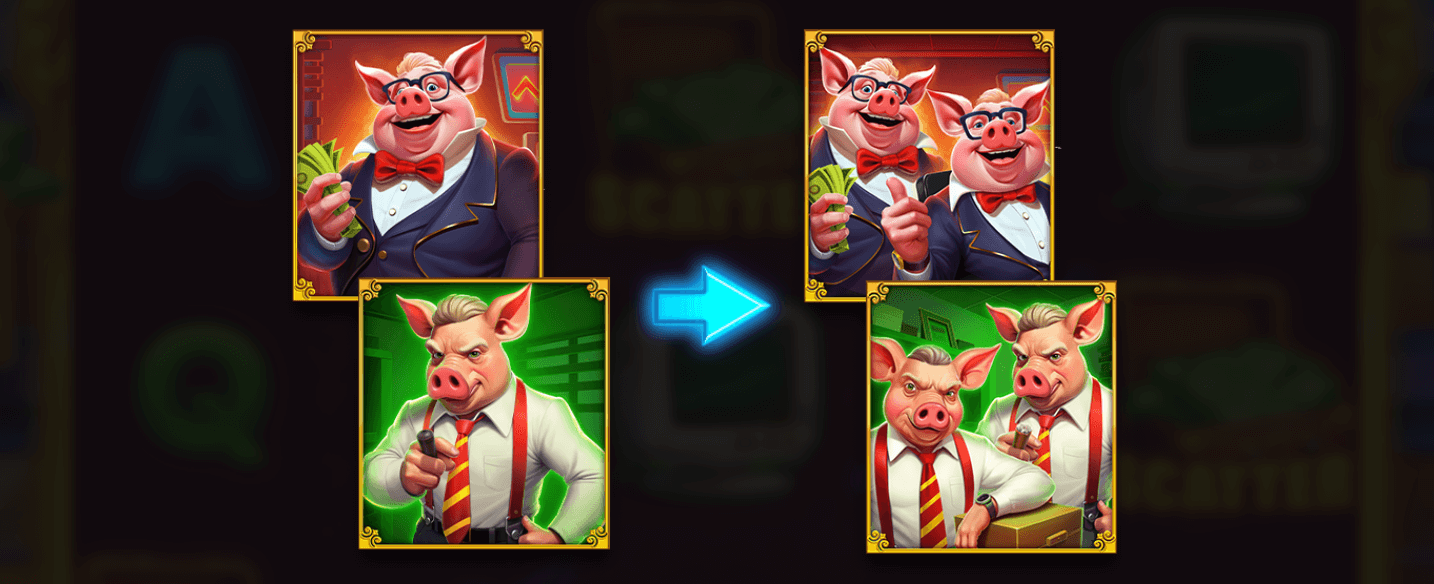 Bacon Bankroll Split Symbols