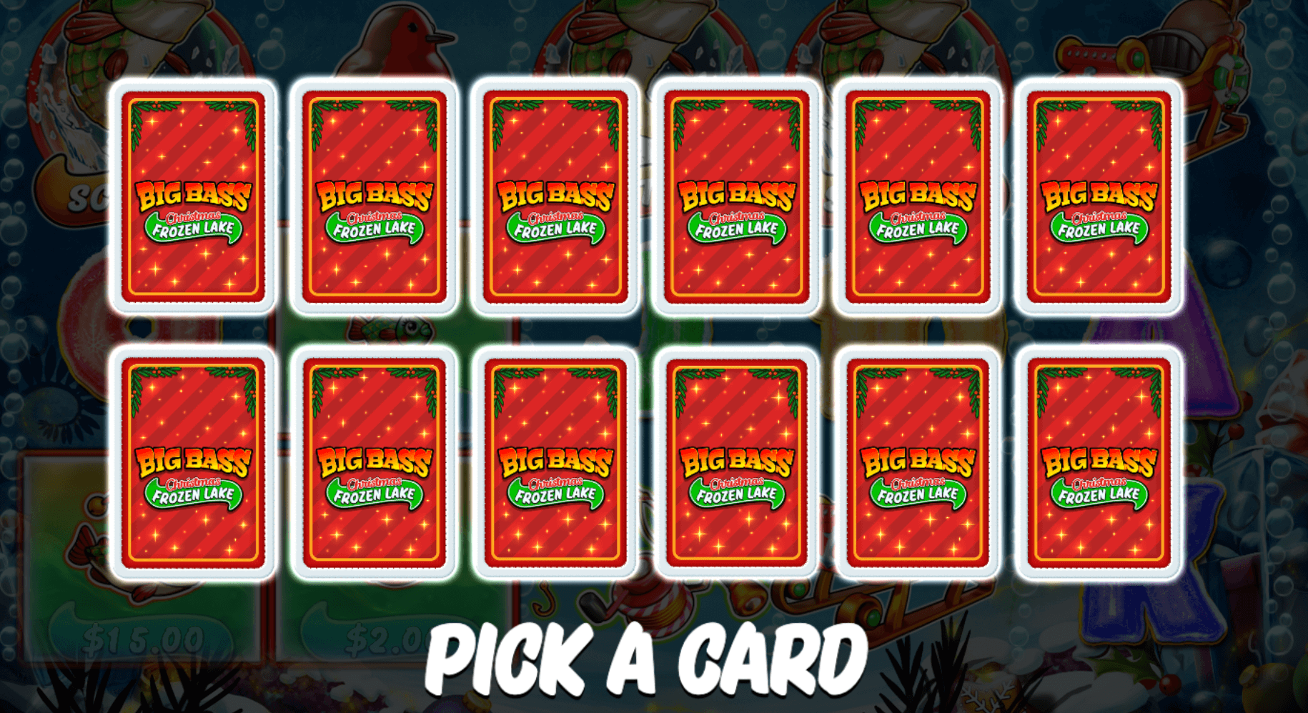 Big Bass Christmas Frozen Lake Bonus