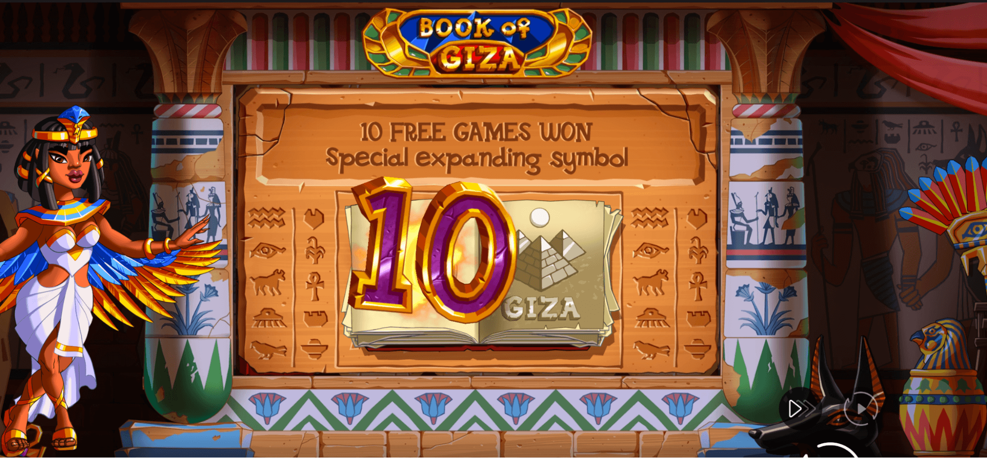 Book of Giza Free Spins