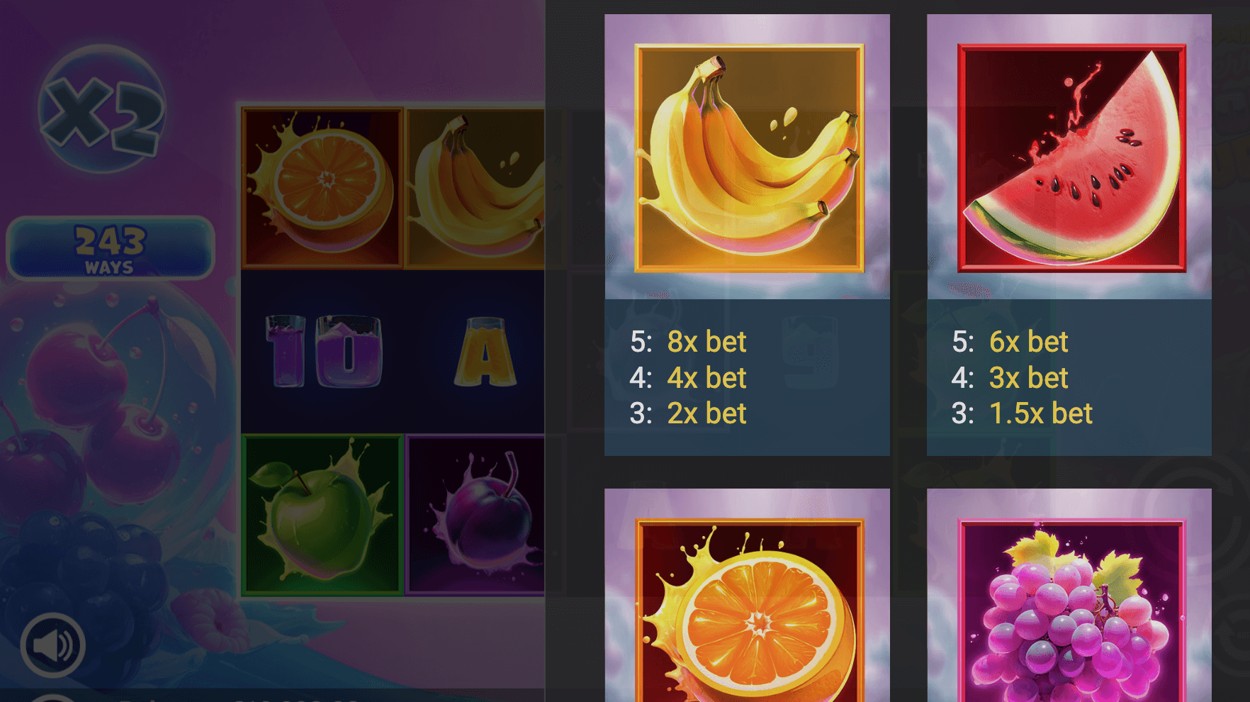 CherryPop Burst Symboles