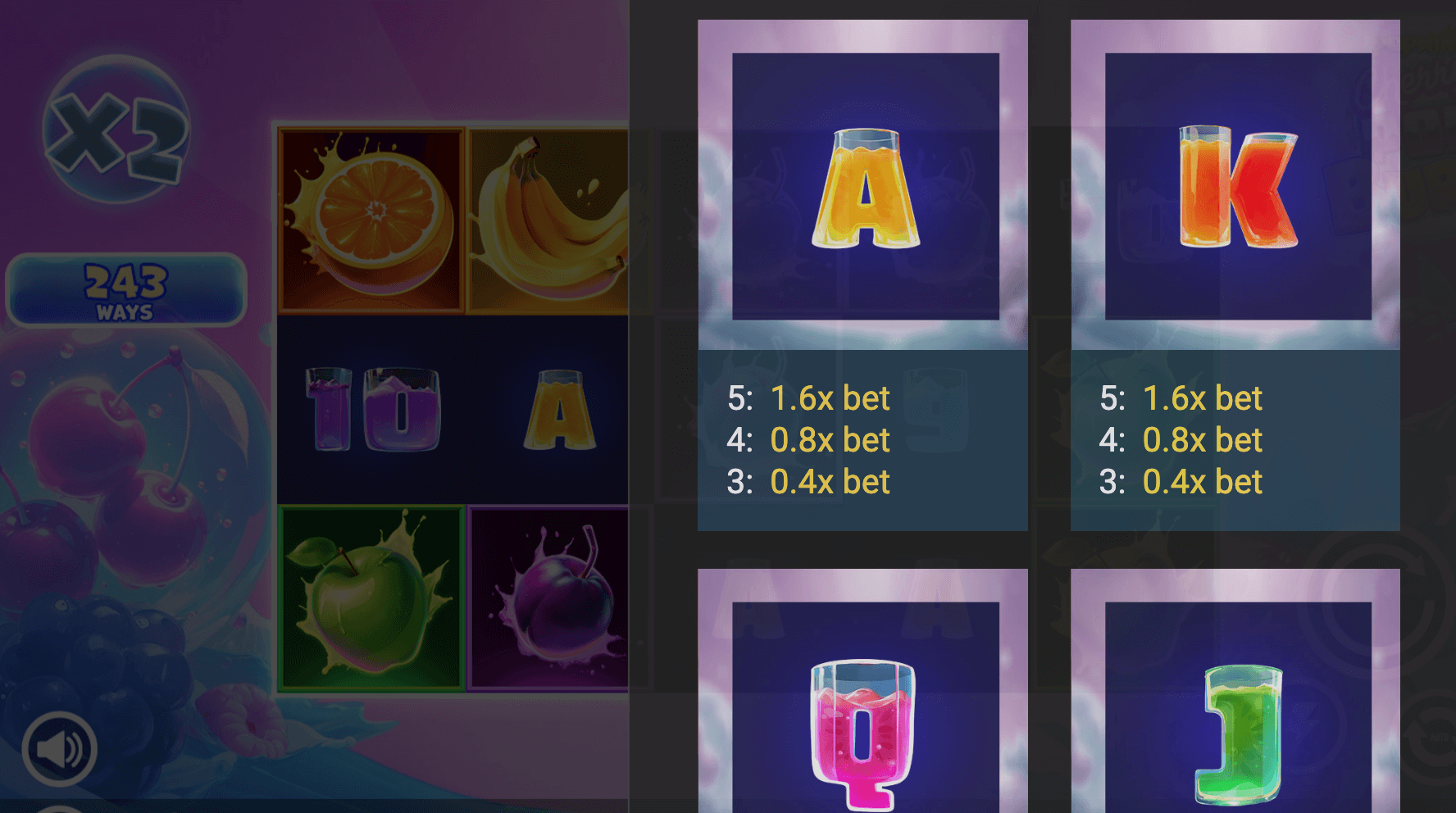 CherryPop Burst Symboles