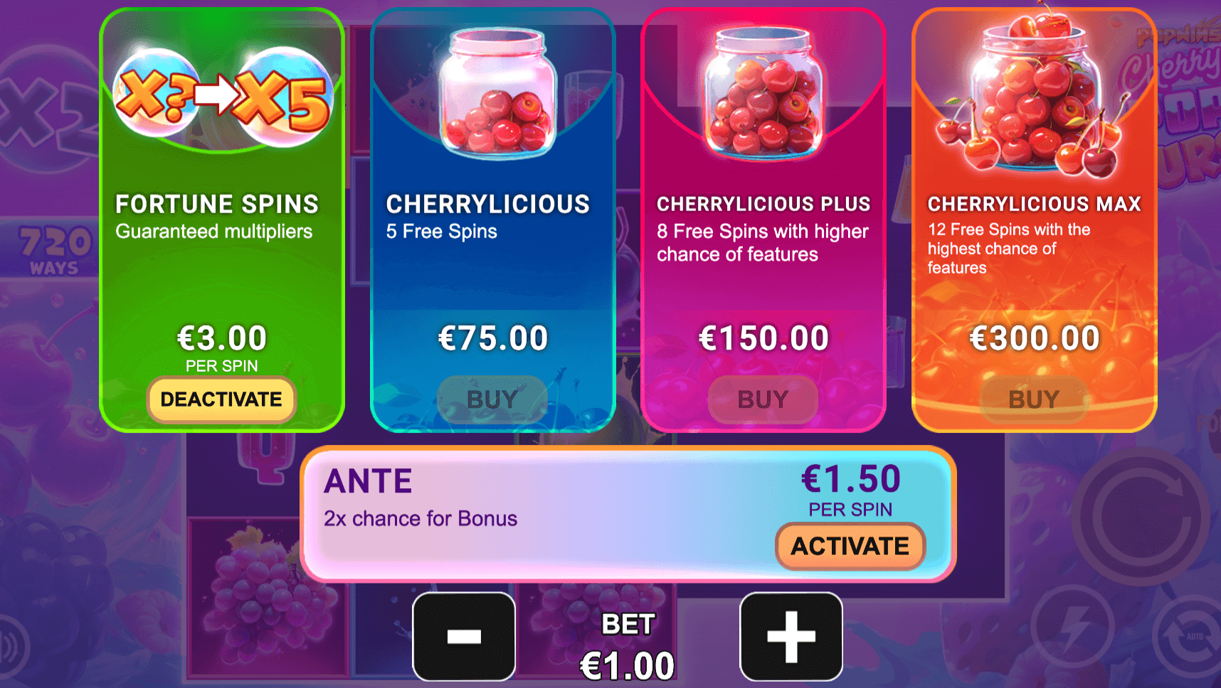 CherryPop Burst XPress